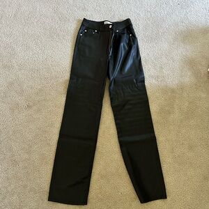 Zara leather pants